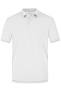 James & Nicholson Herrenpolo Elastic white/black