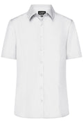 James & Nicholson Damenbluse Easy Care Kurzarm white