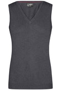 James & Nicholson Damen V-Pullunder anthracite-melange
