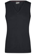James & Nicholson Damen V-Pullunder black