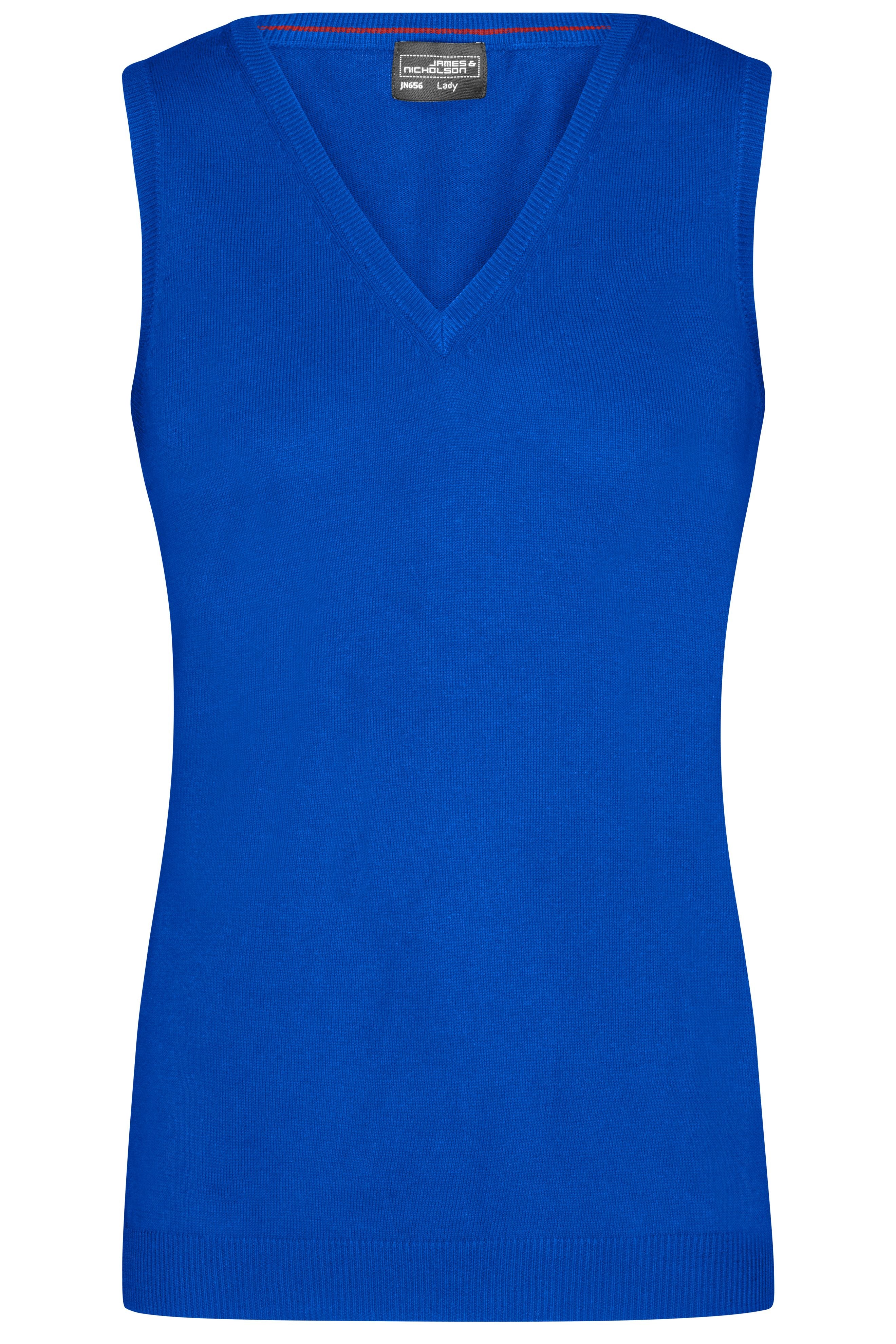 James & Nicholson Damen V-Pullunder royal