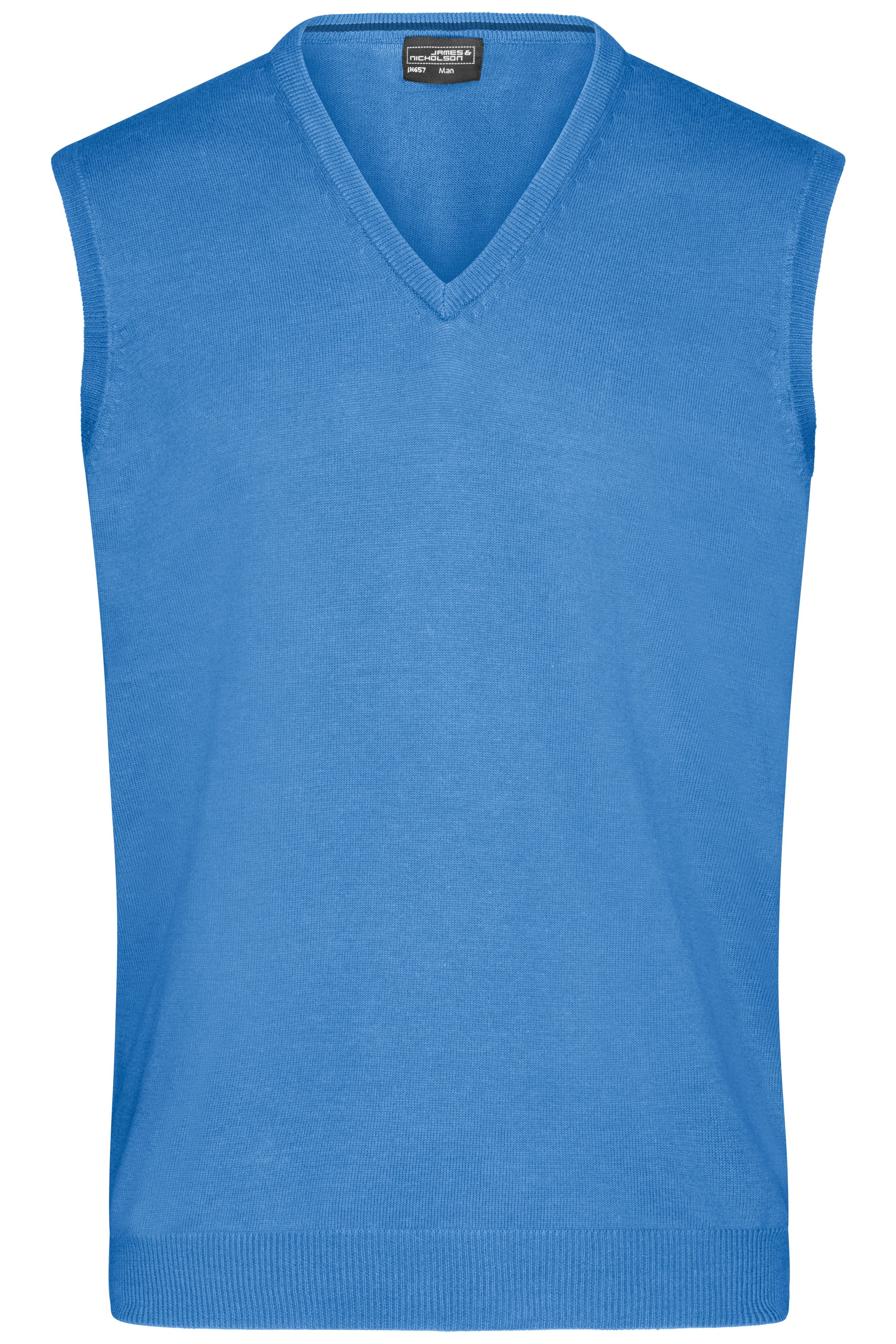 James & Nicholson Herren V-Pullunder glacier-blue