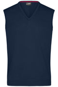 James & Nicholson Herren V-Pullunder navy