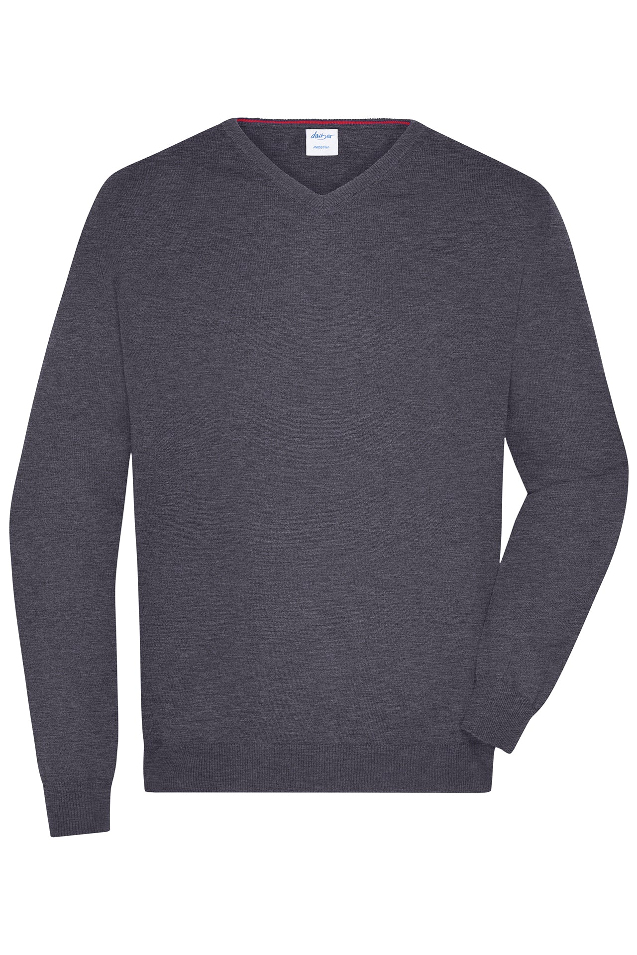 James & Nicholson Herren V-Pullover anthracite-melange