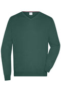 James & Nicholson Herren V-Pullover forest-green