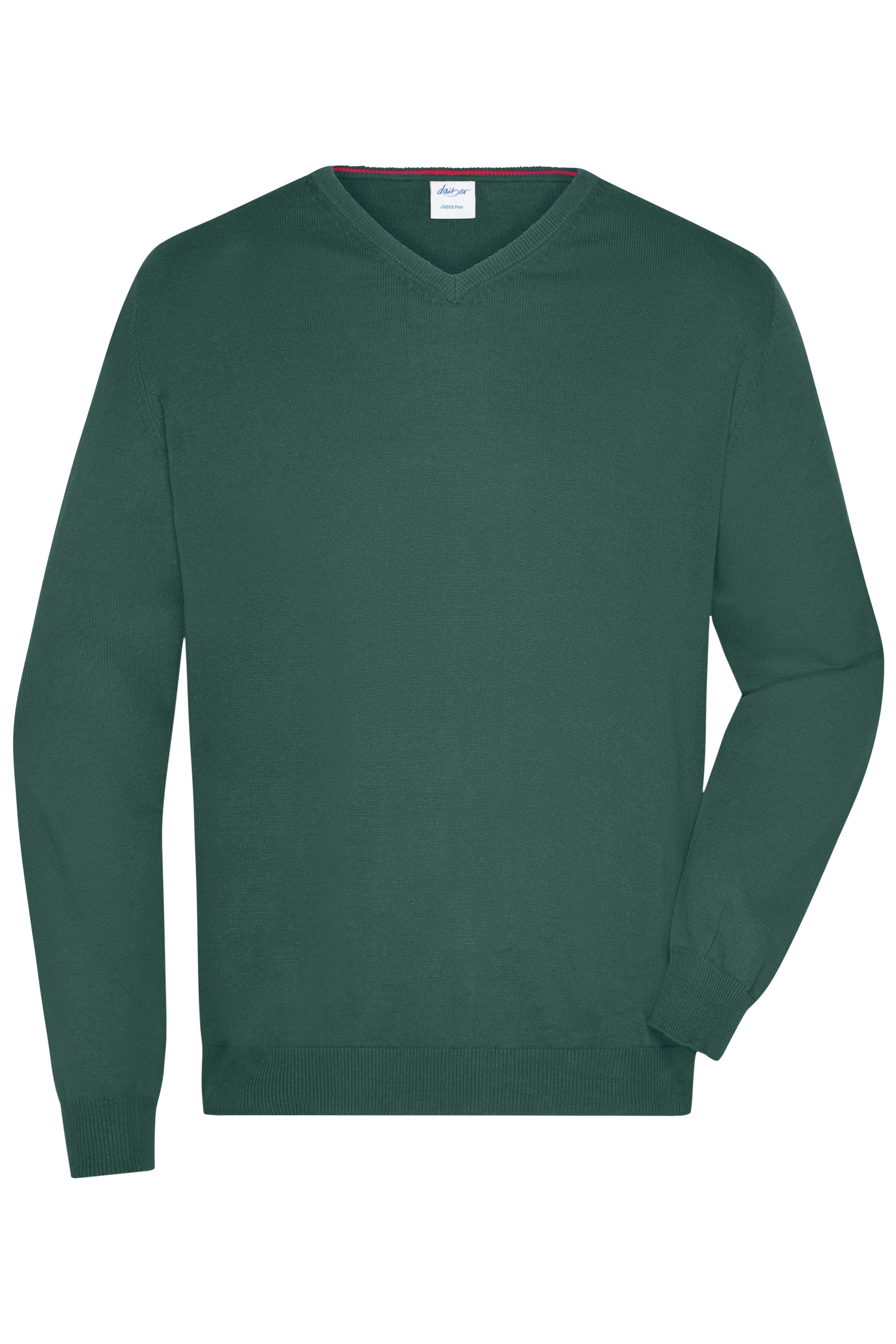 James & Nicholson Herren V-Pullover forest-green
