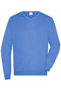James & Nicholson Herren V-Pullover glacier-blue