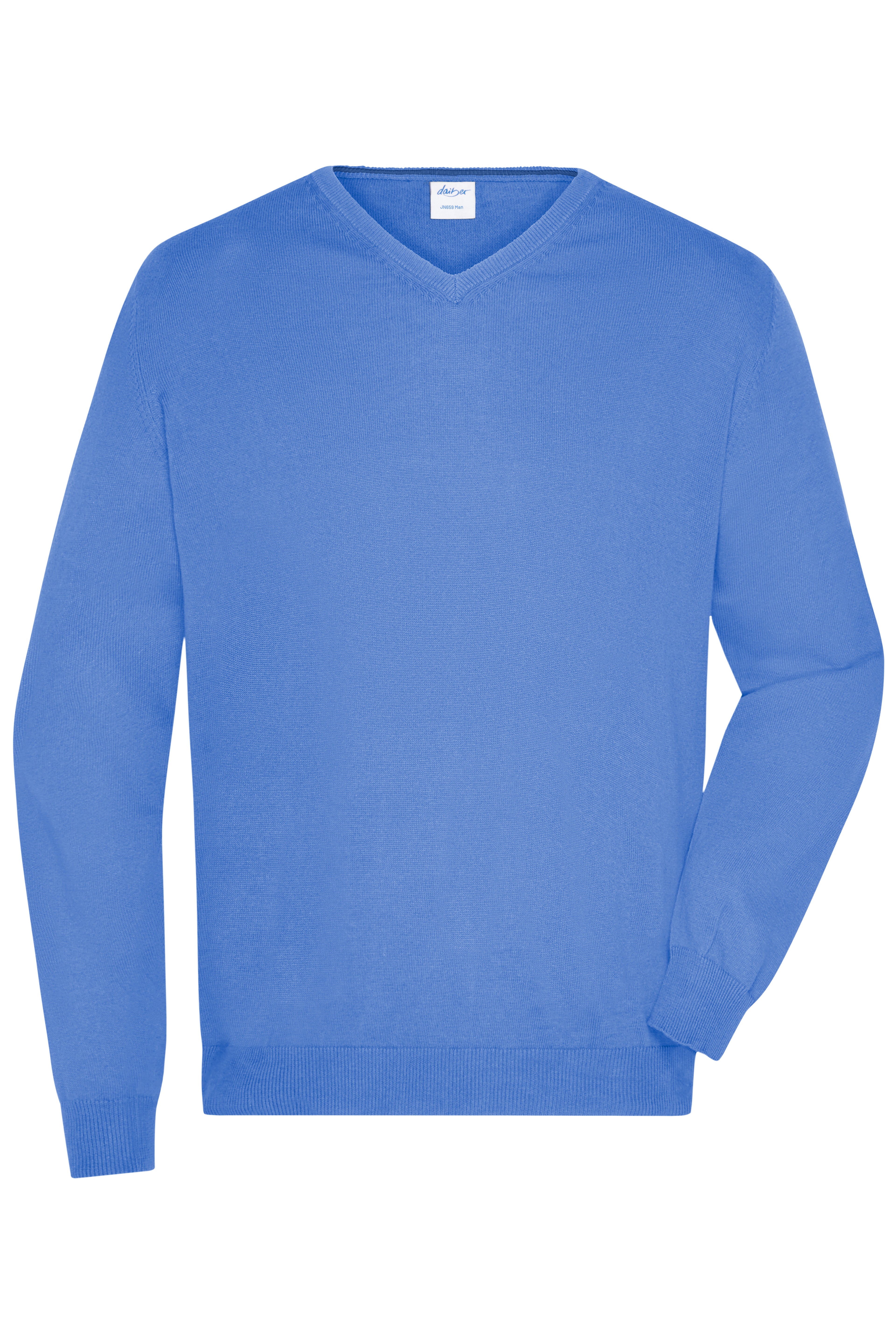 James & Nicholson Herren V-Pullover glacier-blue