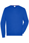 James & Nicholson Herren V-Pullover royal