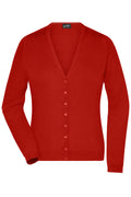 James & Nicholson Damen Strickjacke bordeaux