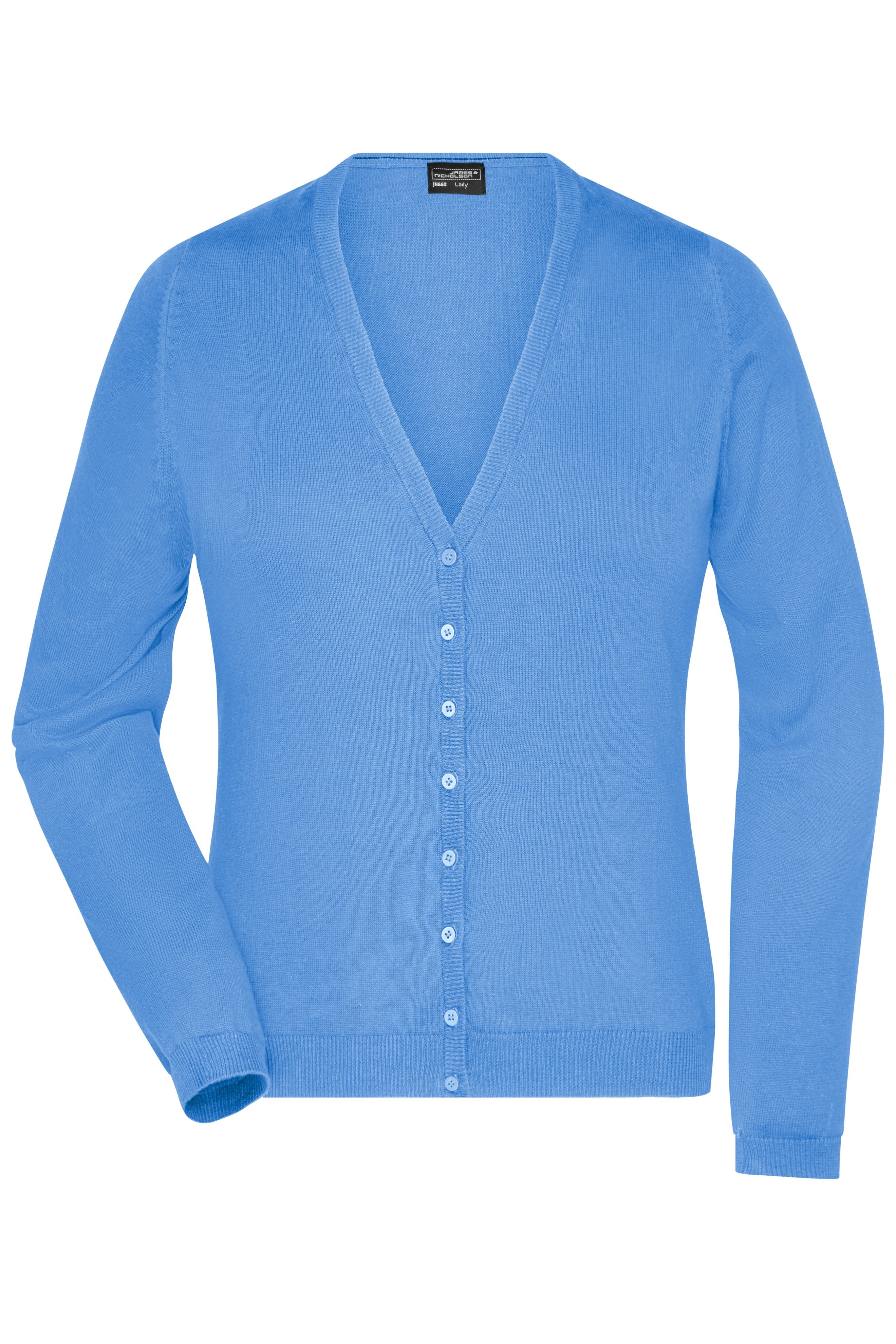 James & Nicholson Damen Strickjacke glacier-blue