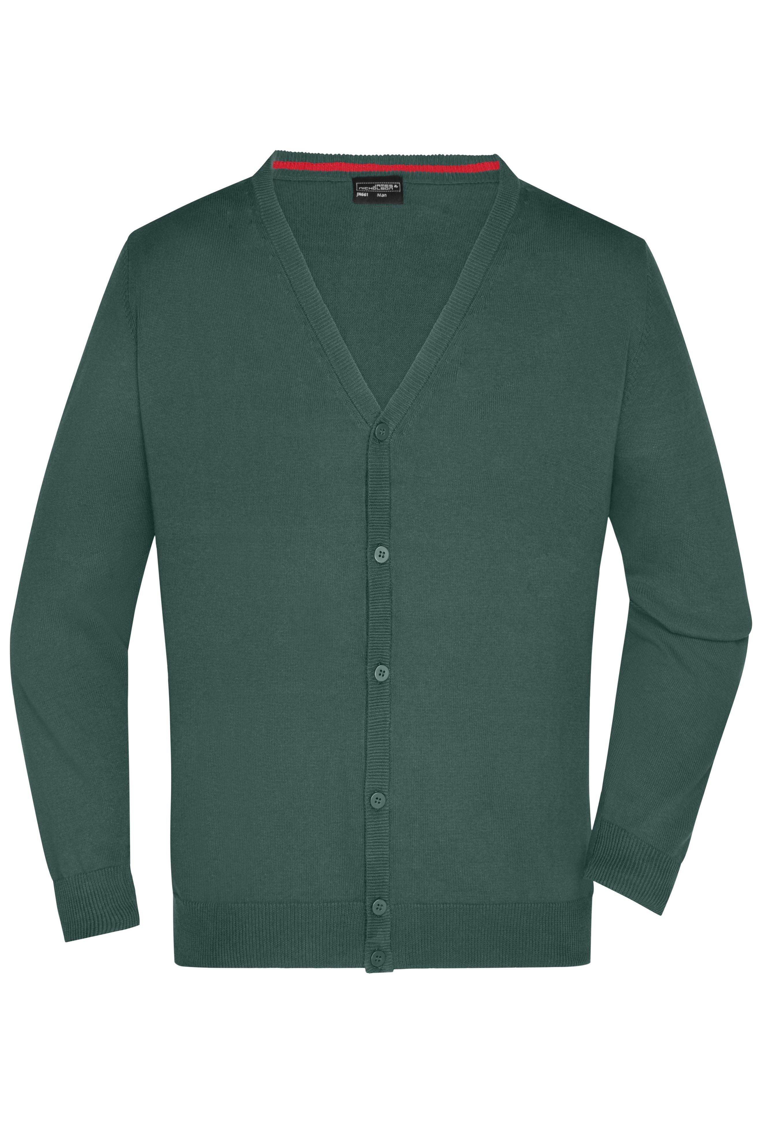 James & Nicholson Herren Strickjacke forest-green