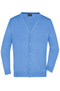 James & Nicholson Herren Strickjacke glacier-blue