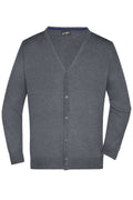 James & Nicholson Herren Strickjacke grey-heather