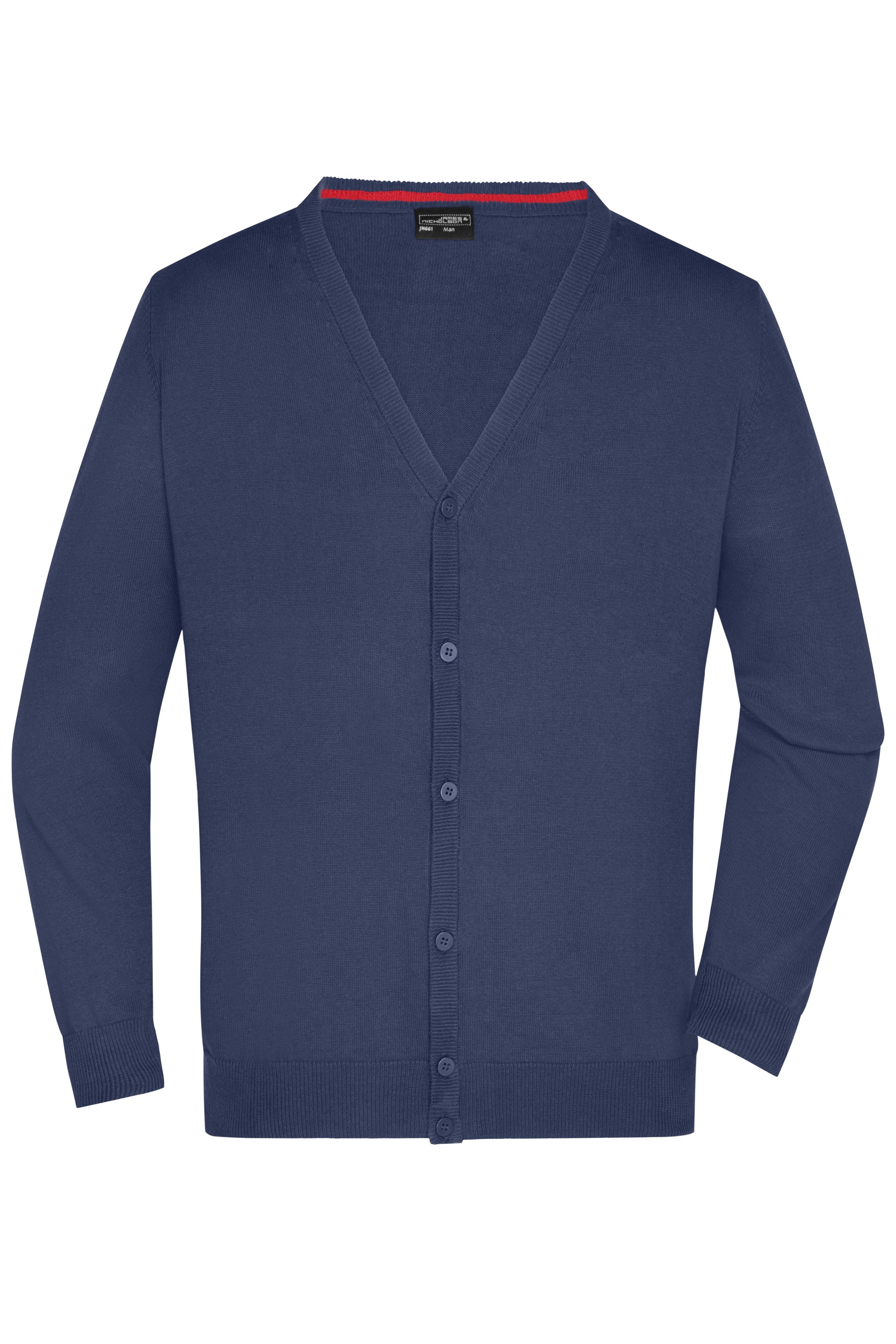 James & Nicholson Herren Strickjacke navy
