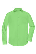 James & Nicholson Herrenhemd Poplin Langarm lime-green