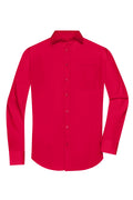 James & Nicholson Herrenhemd Poplin Langarm red