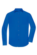 James & Nicholson Herrenhemd Poplin Langarm royal
