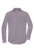 James & Nicholson Herrenhemd Poplin Langarm steel