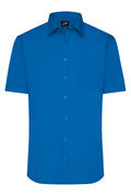 James & Nicholson Herrenhemd Poplin Kurzarm royal