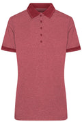 James & Nicholson Damen Melange Polo wine-melange/wine