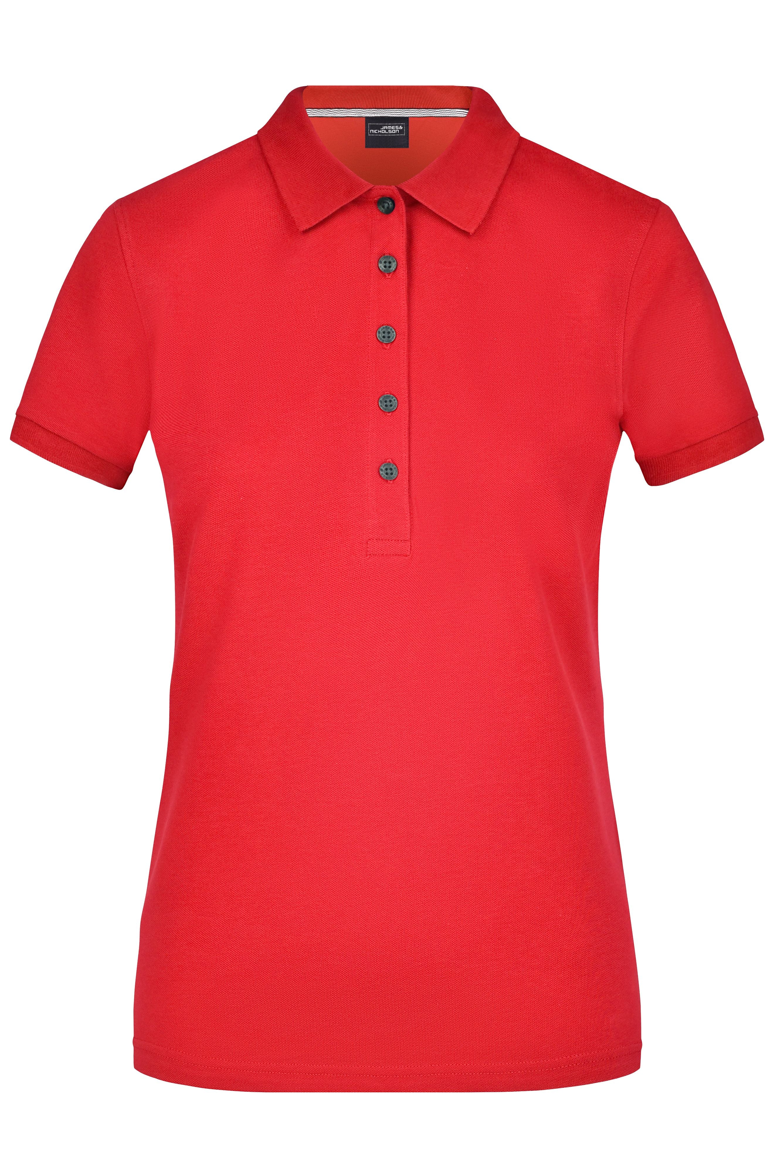 James & Nicholson Damen Pima Polo light-red