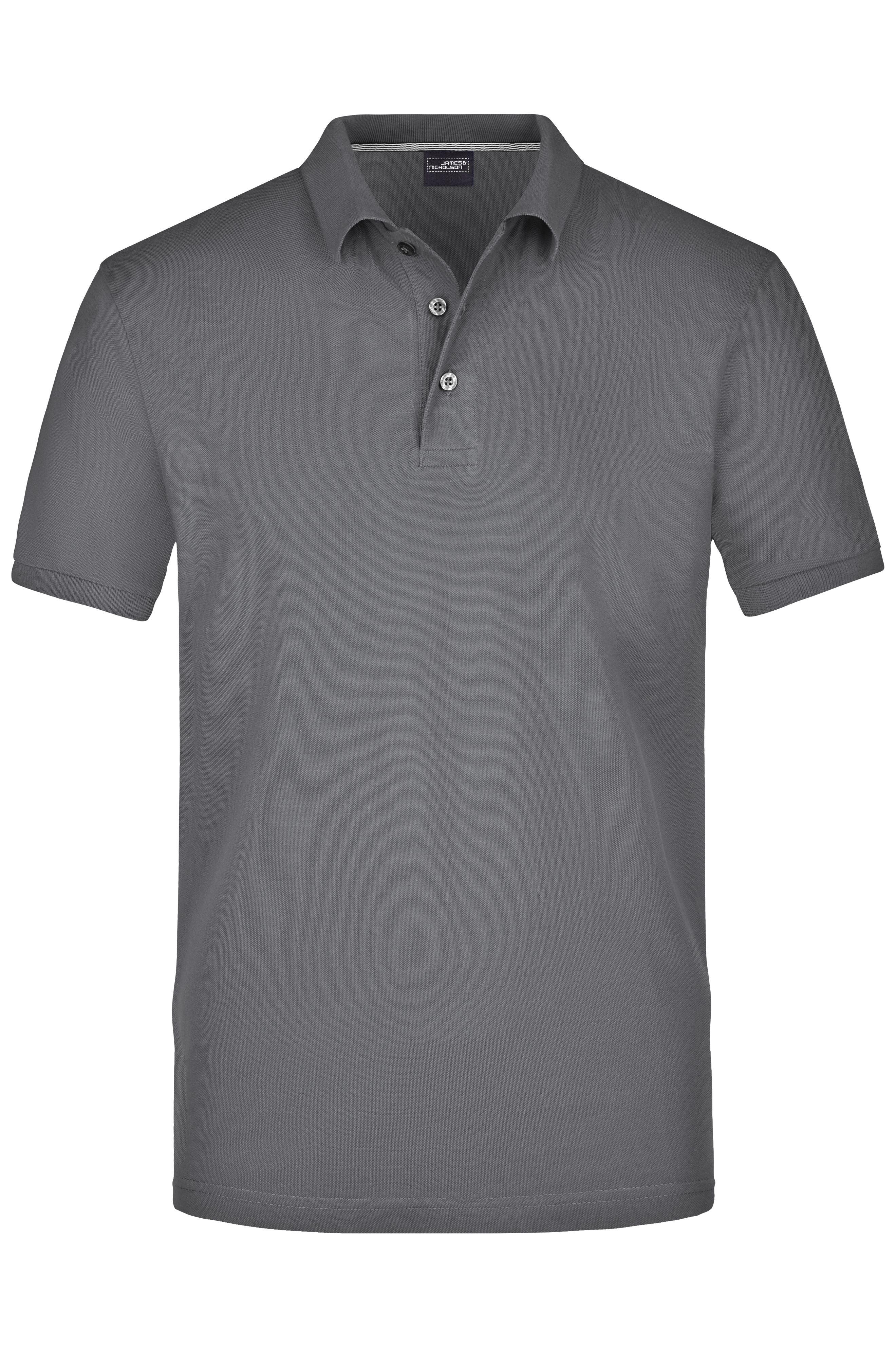 James & Nicholson Herren Pima Polo carbon