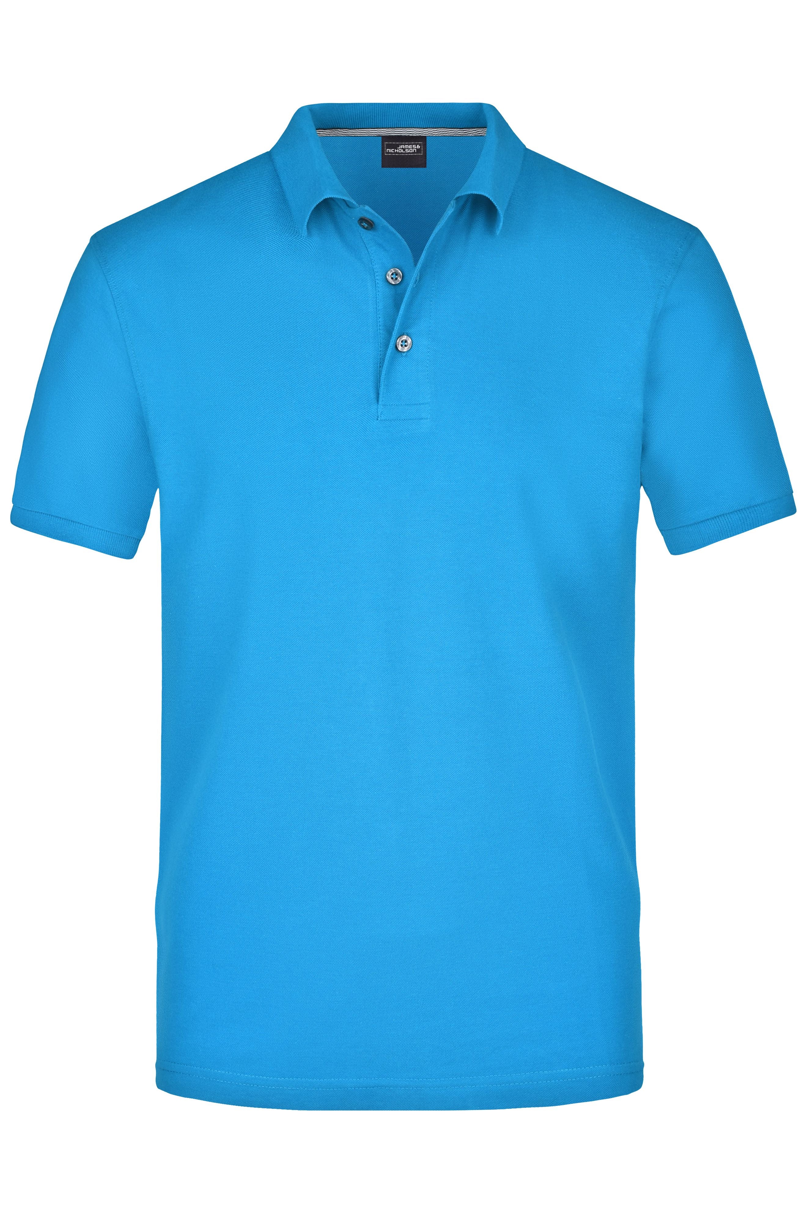 James & Nicholson Herren Pima Polo regatta-blue