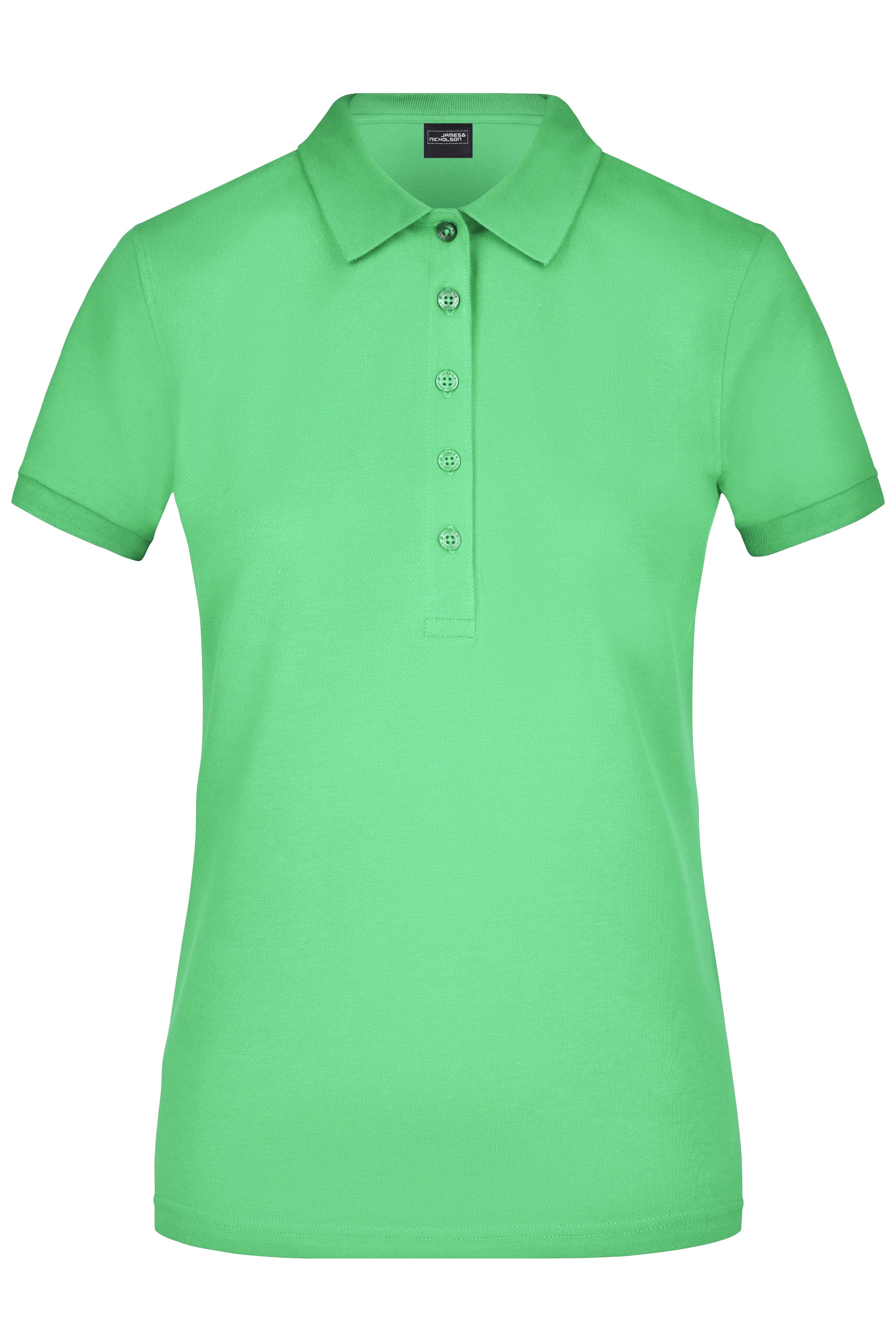 James & Nicholson Damen Elastic Pique Polo lime-green