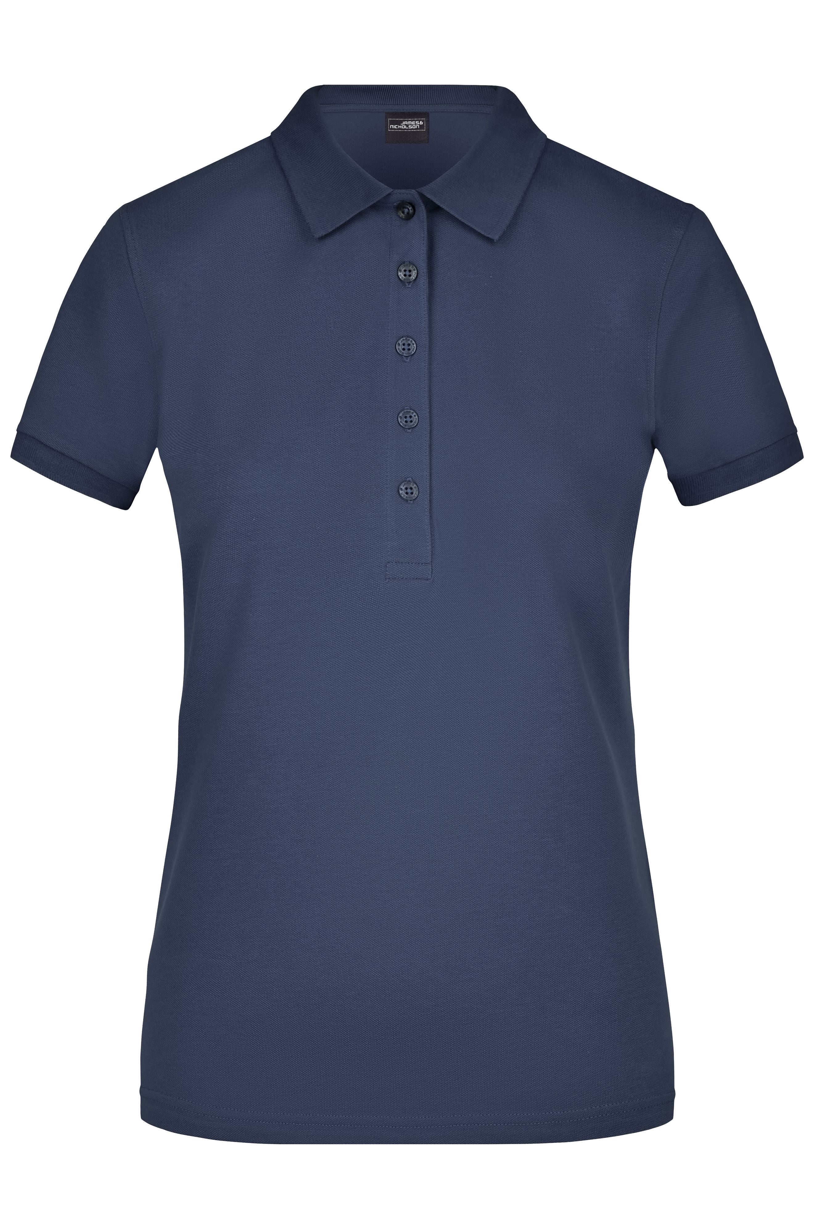 James & Nicholson Damen Elastic Pique Polo navy