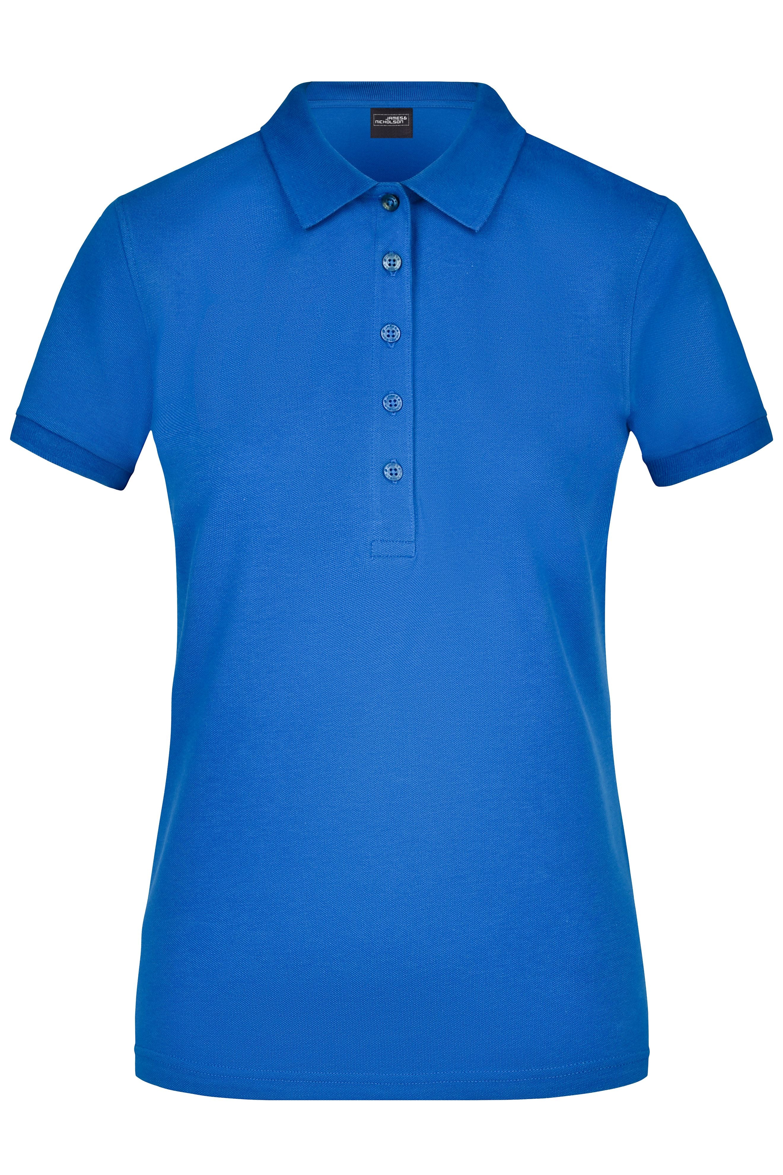 James & Nicholson Damen Elastic Pique Polo royal