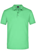 James & Nicholson Herren Elastic Pique Polo lime-green