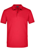 James & Nicholson Herren Elastic Pique Polo red