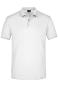 James & Nicholson Herren Elastic Pique Polo white