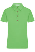 James & Nicholson Damen Trachtenpoloshirt lime-green/lime-green-white