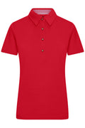 James & Nicholson Damen Trachtenpoloshirt red/red-white