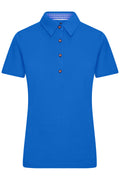 James & Nicholson Damen Trachtenpoloshirt royal/royal-white
