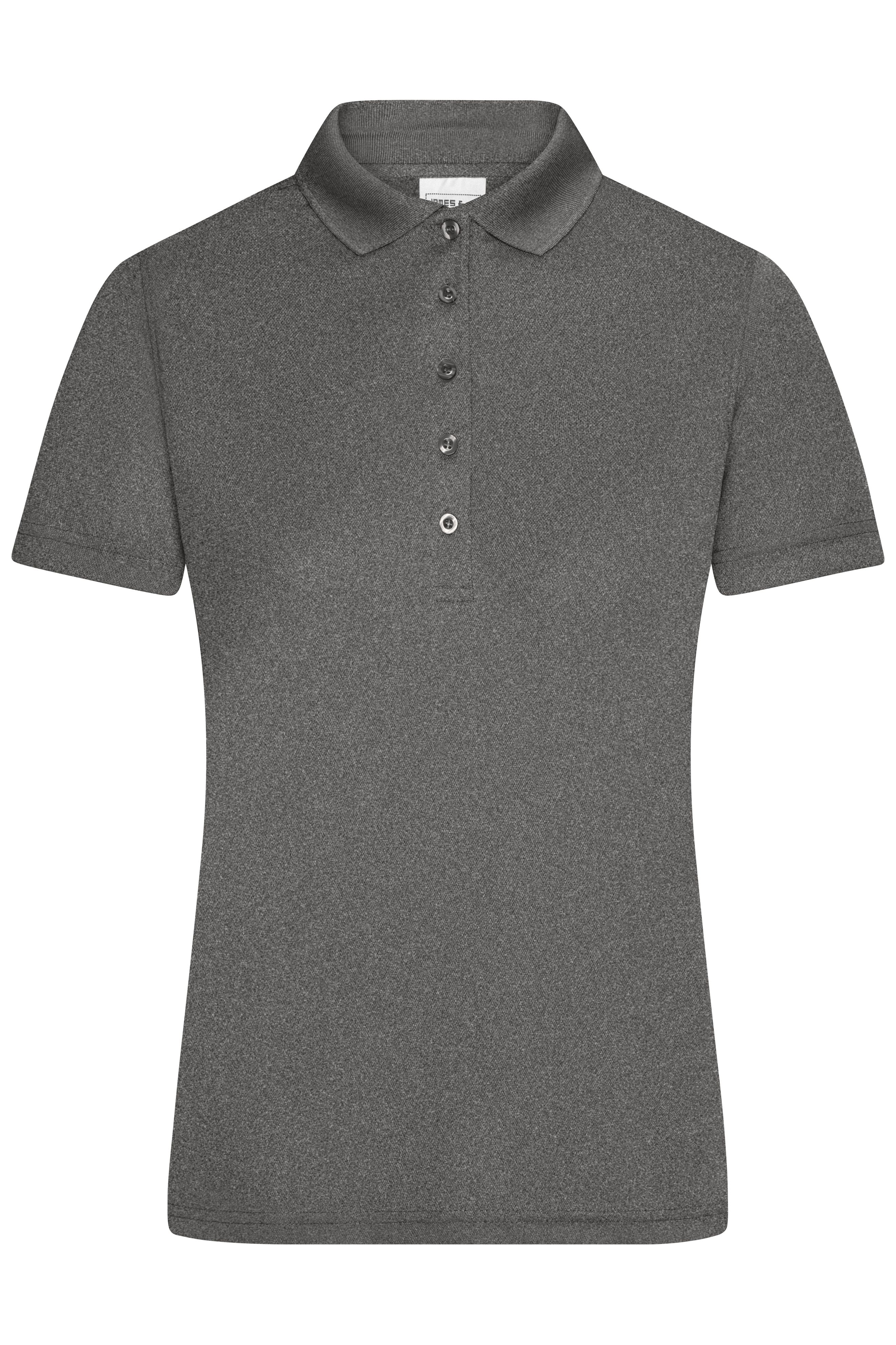 James & Nicholson Damen Aktivpolo dark-melange
