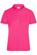 James & Nicholson Damen Aktivpolo pink