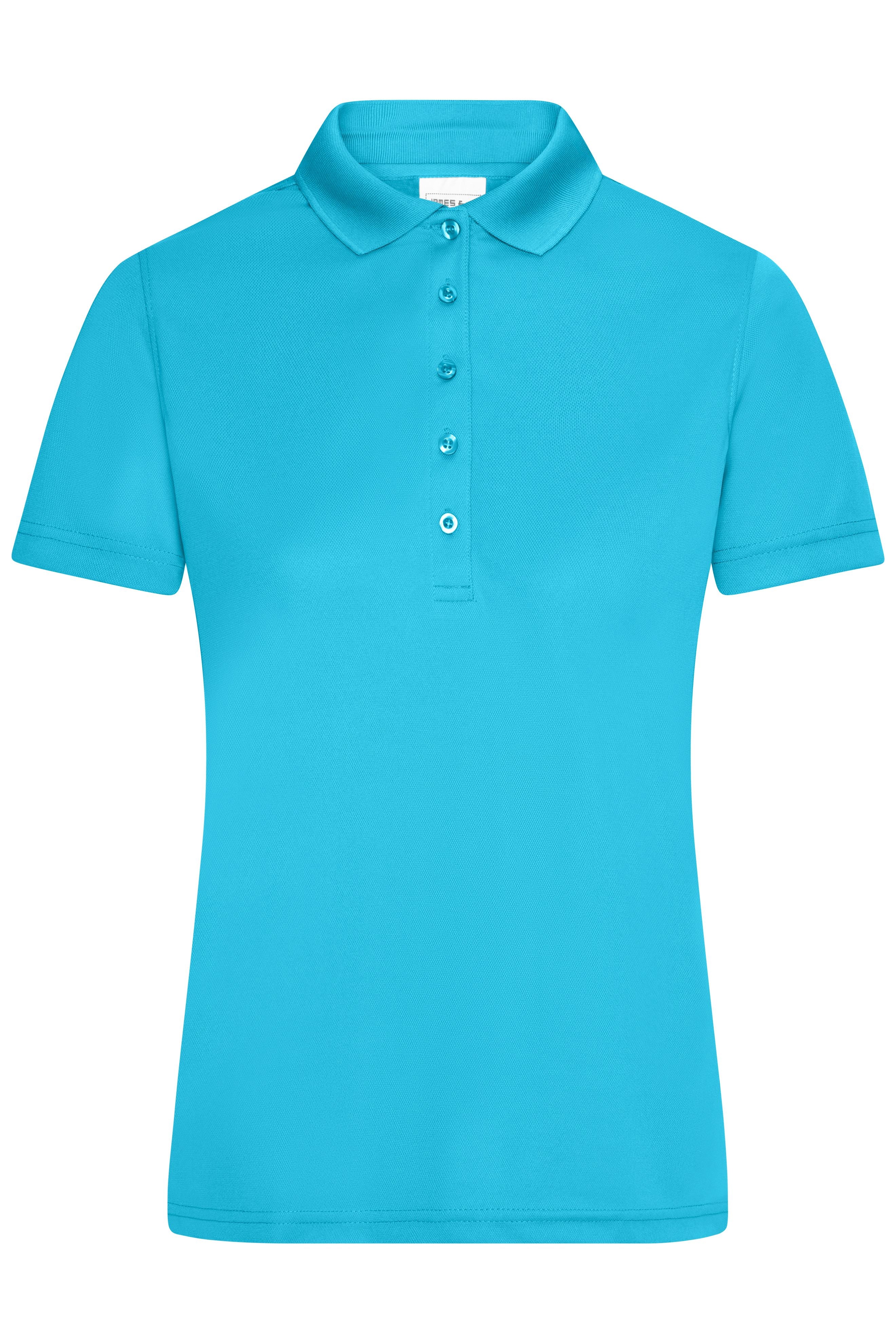 James & Nicholson Damen Aktivpolo turquoise