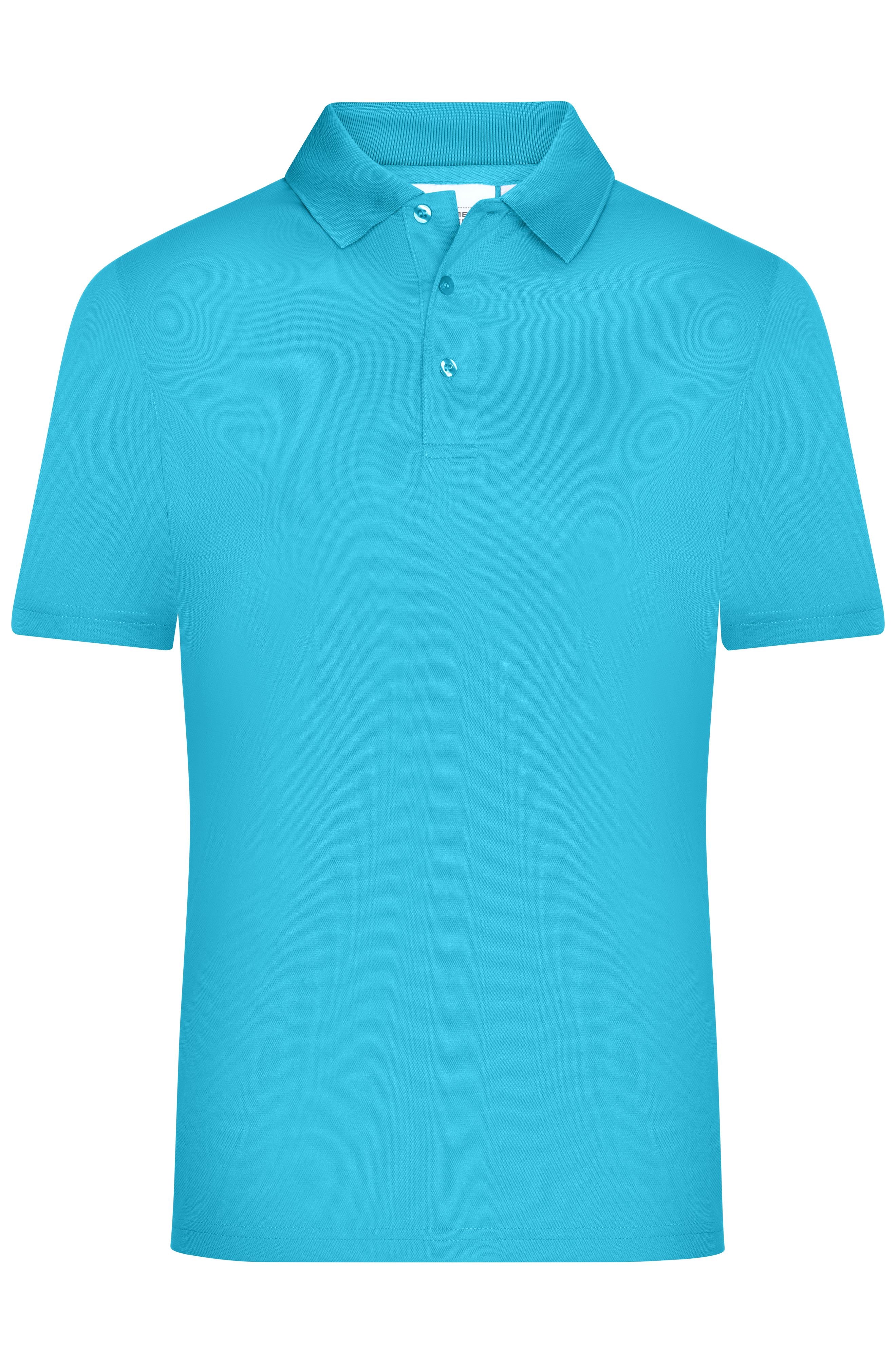 James & Nicholson Herren Aktivpolo turquoise