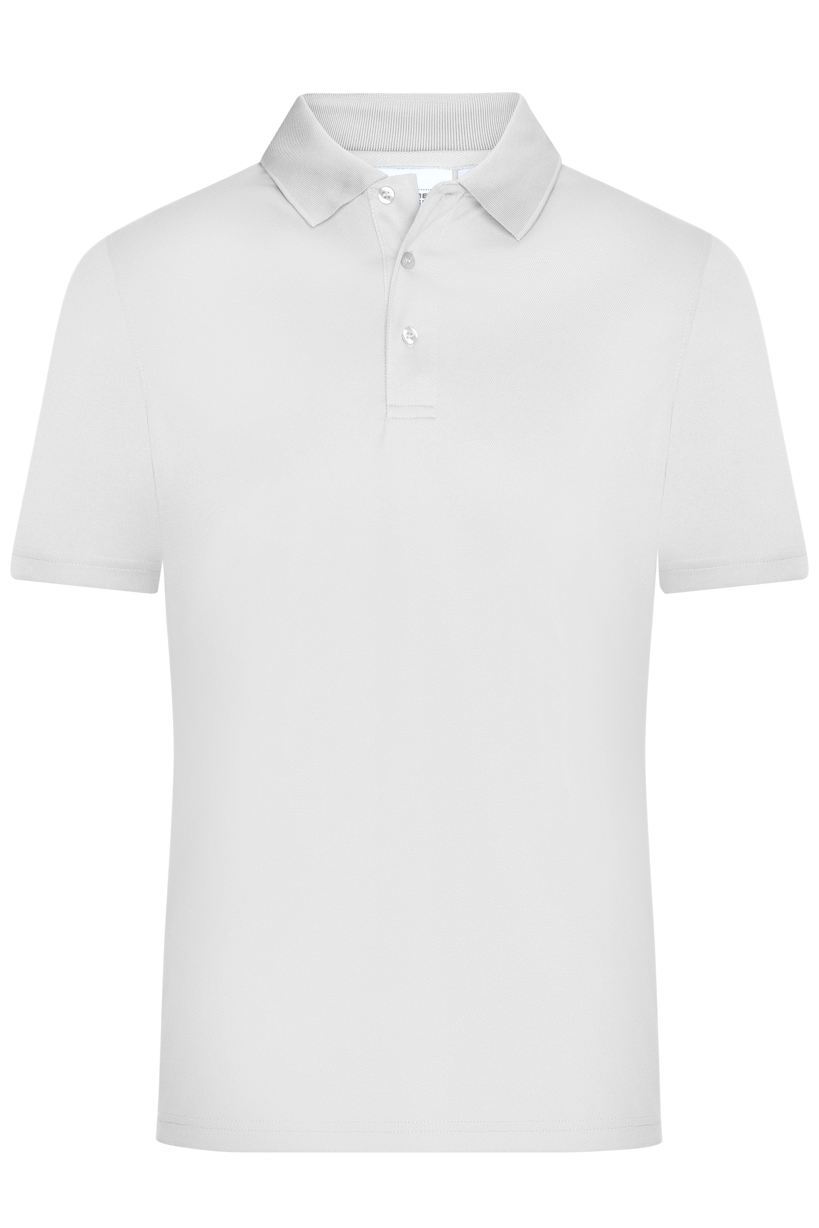 James & Nicholson Herren Aktivpolo white
