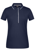 James & Nicholson Damenpolo Multi Stripe navy/white