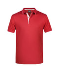 James & Nicholson Herrenpolo Multi Stripe red/white