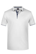 James & Nicholson Herrenpolo Multi Stripe white/navy