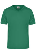 James & Nicholson Herren Sportshirt mit V-Ausschnitt green