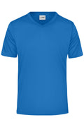 James & Nicholson Herren Sportshirt mit V-Ausschnitt royal
