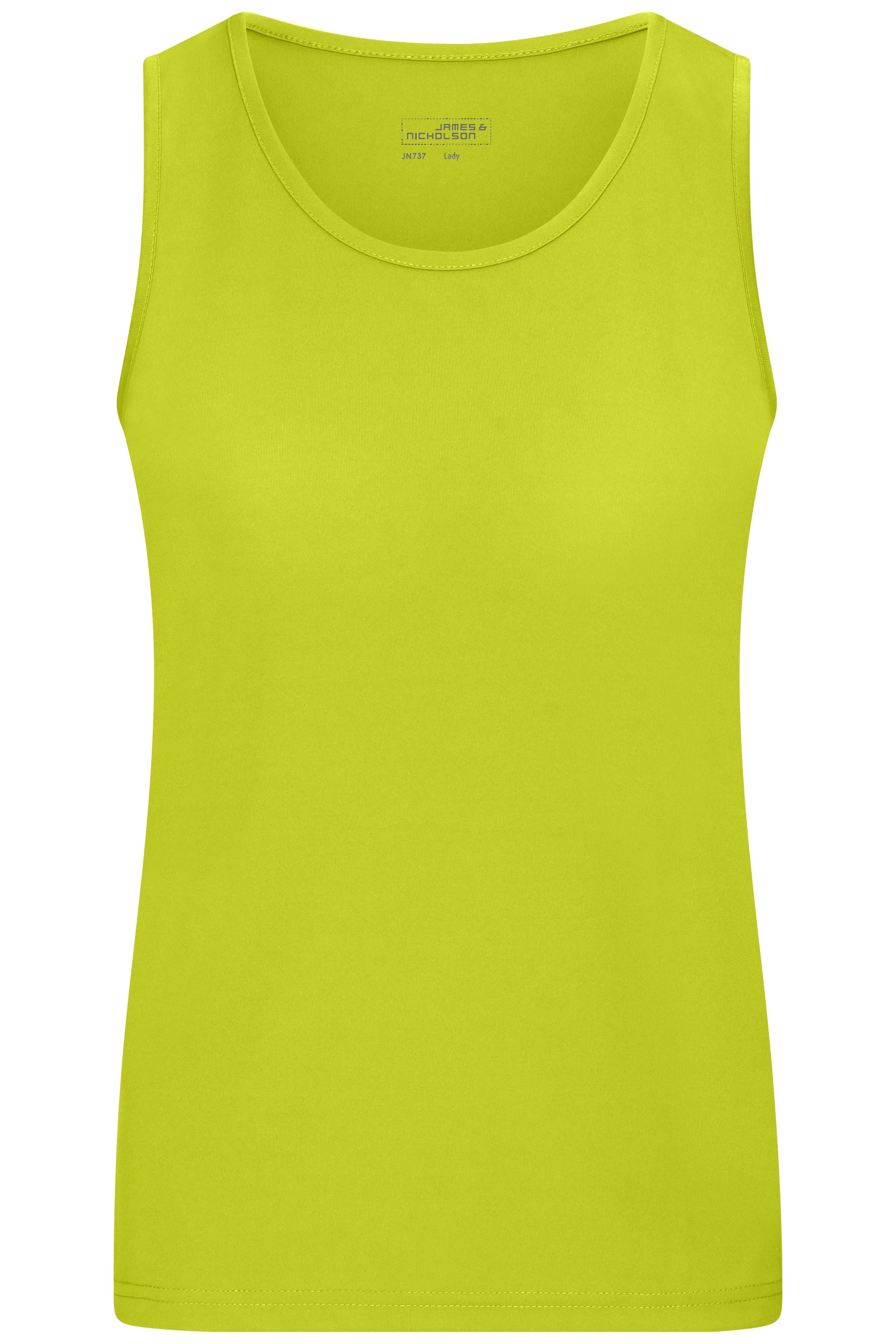 James & Nicholson Damen Funktionstop acid-yellow