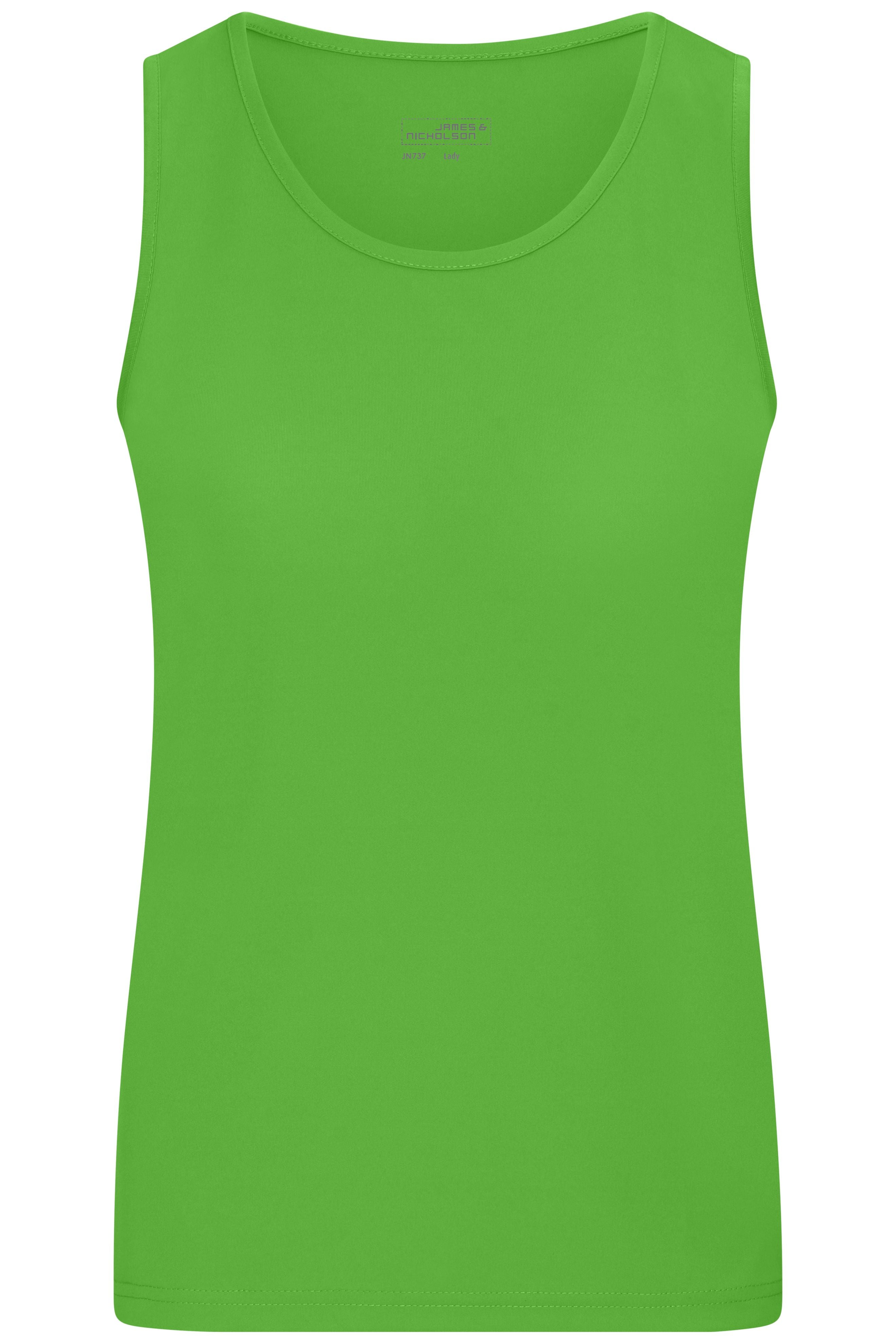 James & Nicholson Damen Funktionstop lime-green