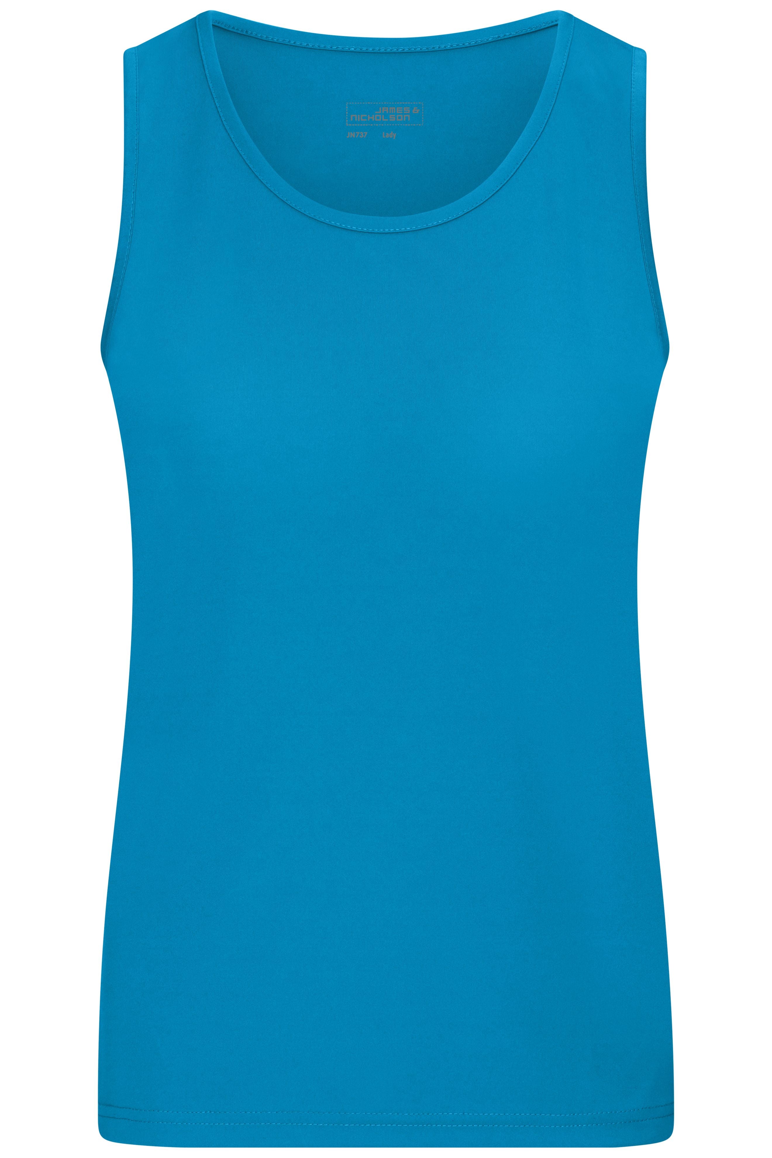 James & Nicholson Damen Funktionstop turquoise